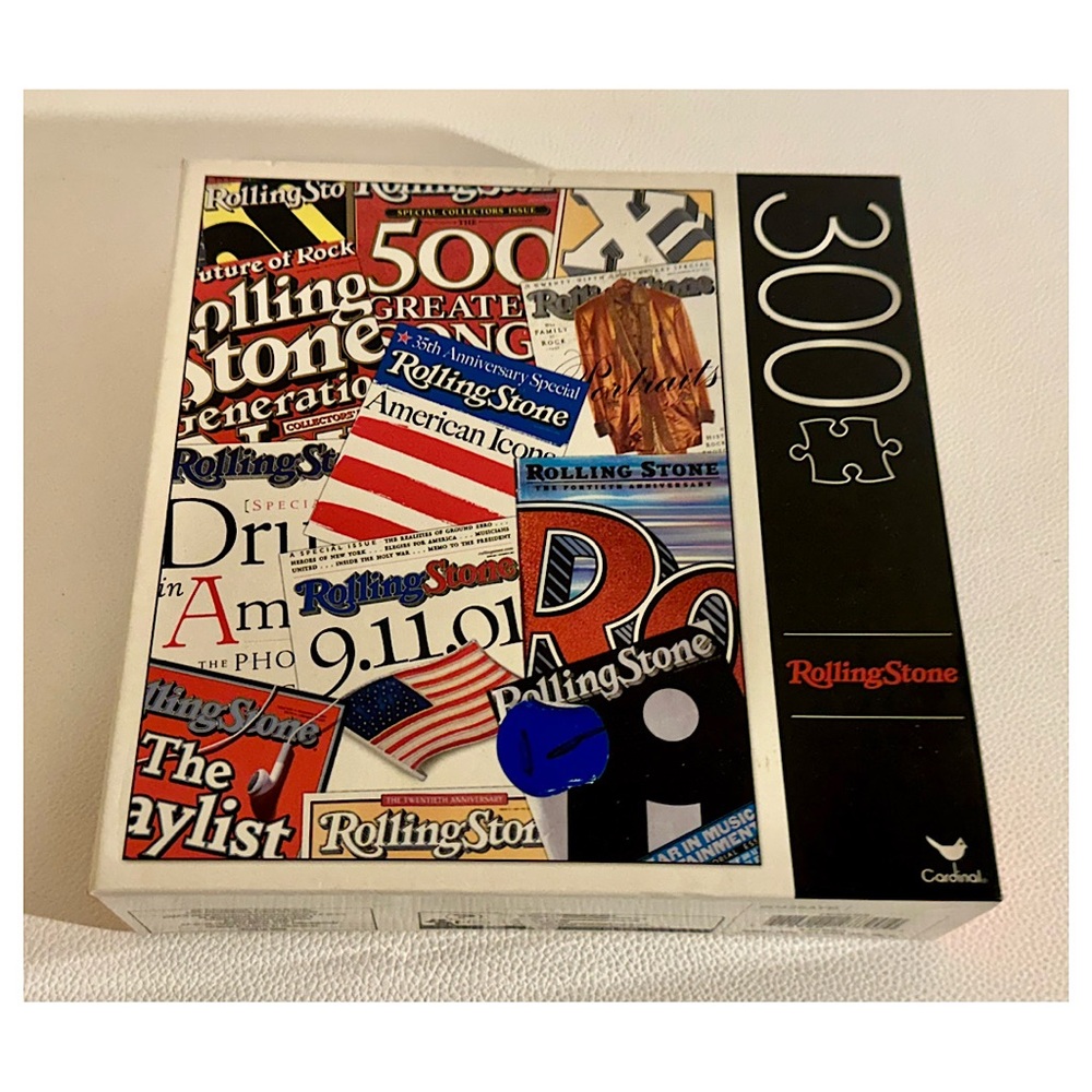Rolling Stone 300 Piece Jigsaw Puzzle Magazine Covers Music Collage 18x24